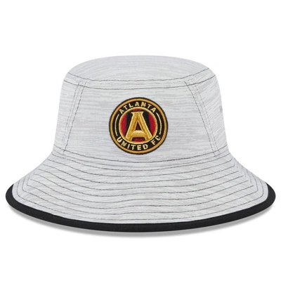 New Era Gray Atlanta United Fc Game Bucket Hat