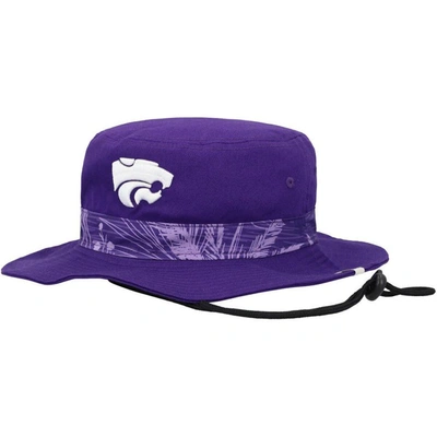 Colosseum Men's  Purple Kansas State Wildcats What Else Is New? Bucket Hat In Black