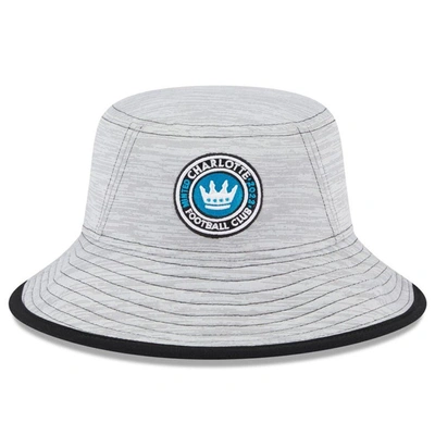 New Era Gray Charlotte Fc Game Bucket Hat