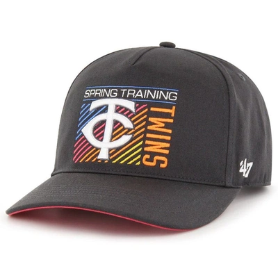 47 '  Charcoal Minnesota Twins 2023 Spring Training Reflex Hitch Snapback Hat