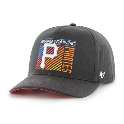 47 '  Charcoal Pittsburgh Pirates 2023 Spring Training Reflex Hitch Snapback Hat