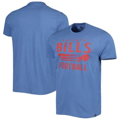 47 ' Royal Buffalo Bills Wordmark Rider Franklin T-shirt