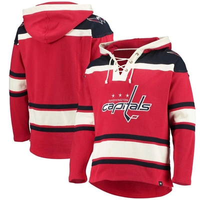 47 ' Red Washington Capitals Superior Lacer Pullover Hoodie