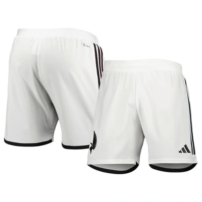 Adidas Originals Adidas White Minnesota United Fc 2023 Away Aeroready Authentic Shorts