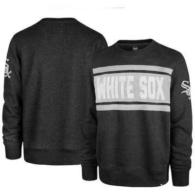 47 ' Black Chicago White Sox Bypass Tribeca Pullover Sweatshirt In Heather Black