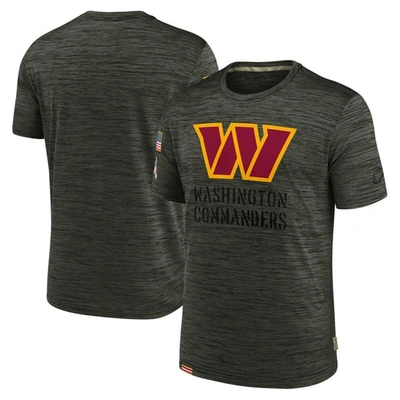 Nike Brown Washington Commanders 2022 Salute To Service Velocity Team T-shirt