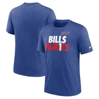 Nike Heathered Royal Buffalo Bills Local Tri-blend T-shirt