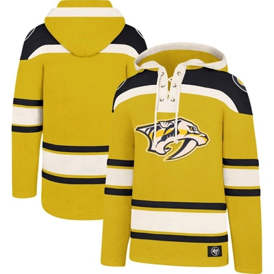 47 ' Gold Nashville Predators Superior Lacer Pullover Hoodie