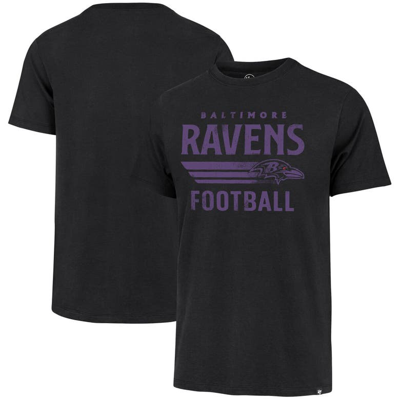 47 ' Black Baltimore Ravens Wordmark Rider Franklin T-shirt