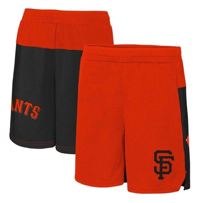 Outerstuff Kids' Youth Orange San Francisco Giants 7th Inning Stretch Shorts