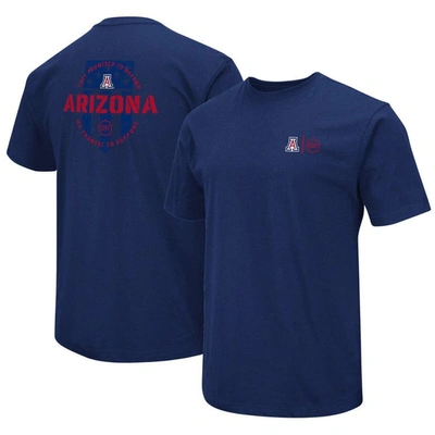 Colosseum Navy Arizona Wildcats Oht Military Appreciation T-shirt