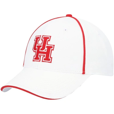 Colosseum White Houston Cougars Take Your Time Snapback Hat