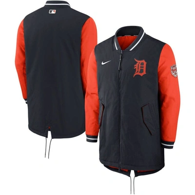 Nike Navy Detroit Tigers Dugout Performance Full-zip Jacket