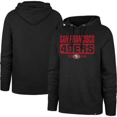 47 ' Black San Francisco 49ers Box Out Headline Pullover Hoodie