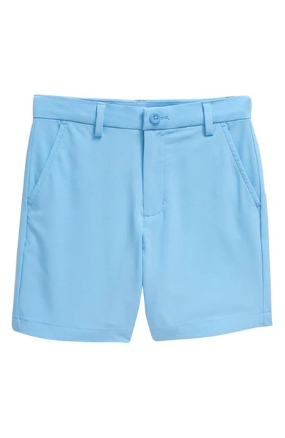 Vineyard Vines Kids' New Performance Breaker Shorts In Ocean Breeze