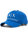 Armani Exchange Classic Embroidered Logo Baseball Cap In Blue