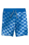 Appaman Kids' Boy's Checkerboard-print Shorts In Blue Check