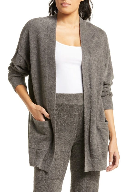 Barefoot Dreams Cozychic™ Lite® Ribbed Edge Cardigan In Mineral