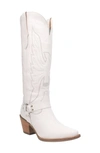 Dingo Heavens To Betsy Knee High Western Boot In White