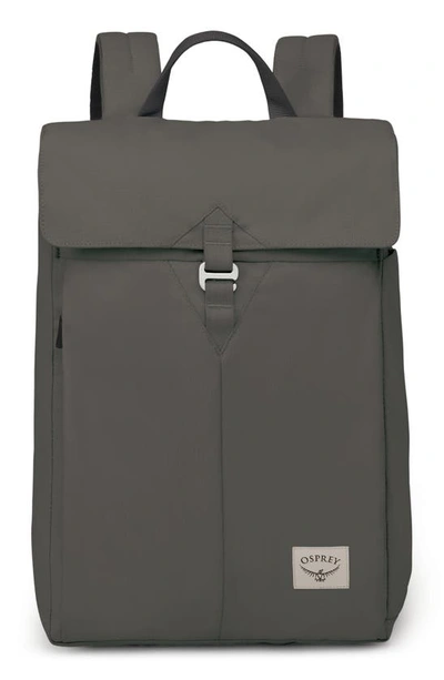 Osprey Arcane Flap Top Backpack In Stonewash Black