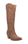 Dingo Knee High Western Boot In Brown