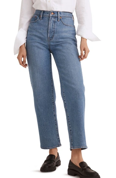 Madewell The Perfect Crop Wide Leg Jeans In Knoxville