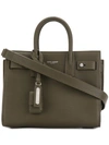 Saint Laurent Grain De Poudre Baby Sac De Jour In Green