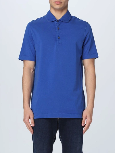 Drumohr Polo Shirt  Men In Blue 1