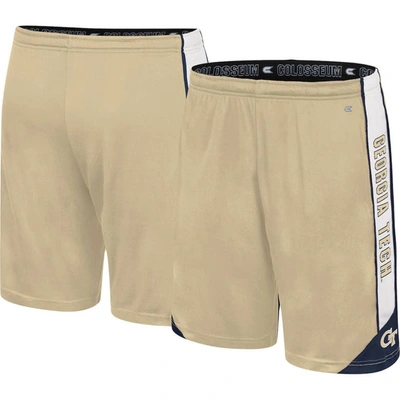 Colosseum Gold Georgia Tech Yellow Jackets Haller Shorts