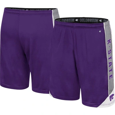 Colosseum Purple Kansas State Wildcats Haller Shorts