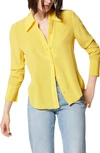 Equipment Leona Silk Button-up Shirt In Soleil De Printem