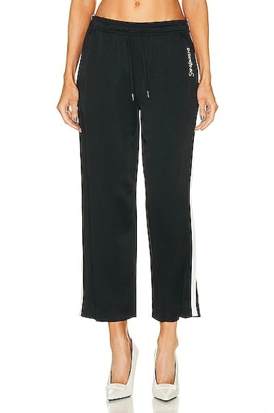 Saint Laurent Athletic Jogging Trouser In Black