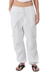 Agolde Ginerva Cargo Pants In White