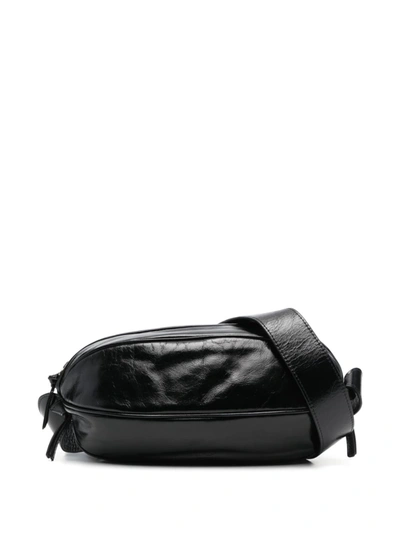 Hereu Boya L Leather Crossbody Bag In Black