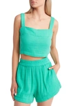 Rip Curl Premium Surf Crop Tank In Green