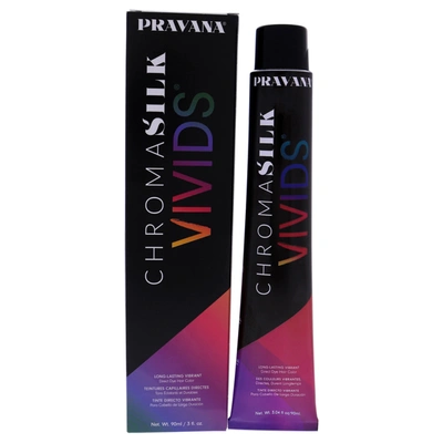 Pravana Chromasilk Vivids Long-lasting Vibrant Color - Aquamarine For Unisex 3 oz Hair Color In Black