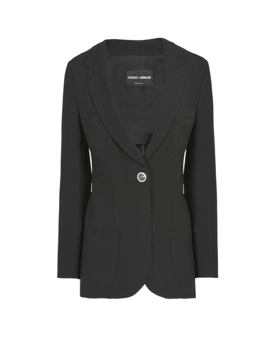 Giorgio Armani Blazer In Black