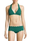 Marysia Spring Halter Bikini Top In Kelp