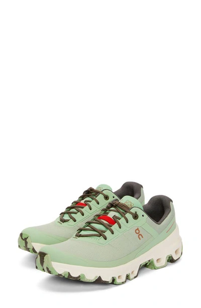 Loewe + On Cloudventure Recycled-canvas And Mesh Trainers In Green