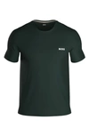 Hugo Stretch Cotton Lounge T-shirt In Open Green