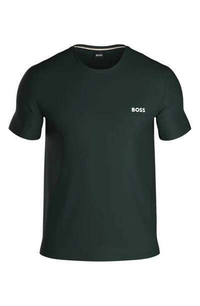 Hugo Stretch Cotton Lounge T-shirt In Open Green