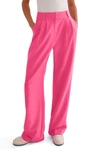 Favorite Daughter The Favorite Pant Pleat Pants In Pink Peacock