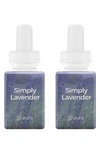 Pura 2-pack Diffuser Fragrance Refills In Simply Lavender