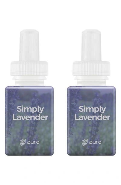 Pura 2-pack Diffuser Fragrance Refills In Simply Lavender