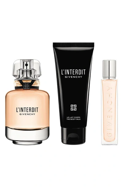 Givenchy L'interdit Eau De Parfum Set (limited Edition) Usd $175 Value