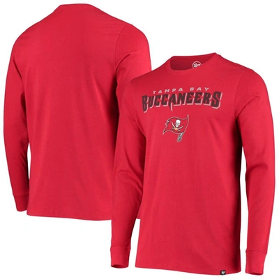 47 ' Red Tampa Bay Buccaneers Blockout Super Rival Long Sleeve T-shirt