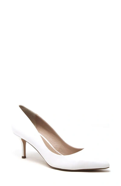 Charles David Angelica Pointed Toe Pump In White