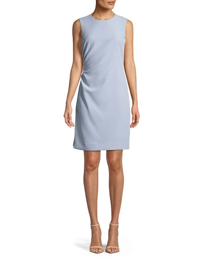 Milly Sherry Sleeveless Ruched Mini Dress