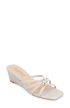 Journee Collection Blayke Wedge Sandal In Beige