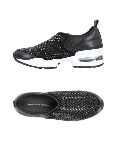 Ermanno Scervino Sneakers In Black